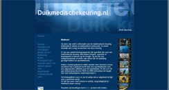 Desktop Screenshot of duikmedischekeuring.nl